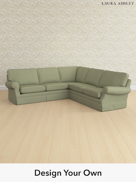 Edwin Herringbone/Hedgerow Green Padstow By Laura Ashley (W71398) | £2,875