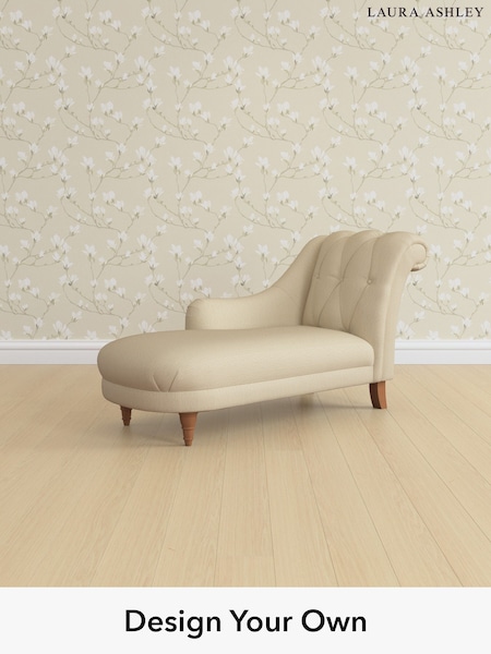 Edwin Herringbone/Natural Gloucester Button Back By Laura Ashley (W71403) | £1,100