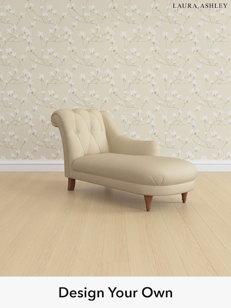 Edwin Herringbone/Natural Gloucester Button Back By Laura Ashley (W71403) | £1,100