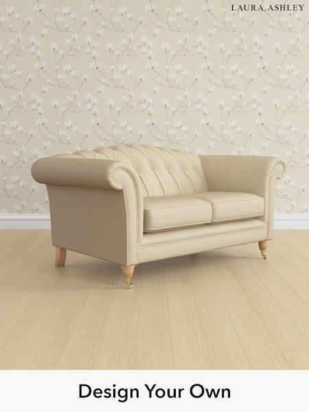 Edwin Herringbone/Natural Gloucester Button Back By Laura Ashley (W71403) | £1,225