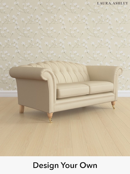 Edwin Herringbone/Natural Gloucester Button Back By Laura Ashley (W71403) | £1,325
