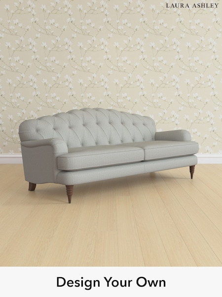 Edwin Herringbone/Pale Steel Grey Havering By Laura Ashley (W71411) | £1,575
