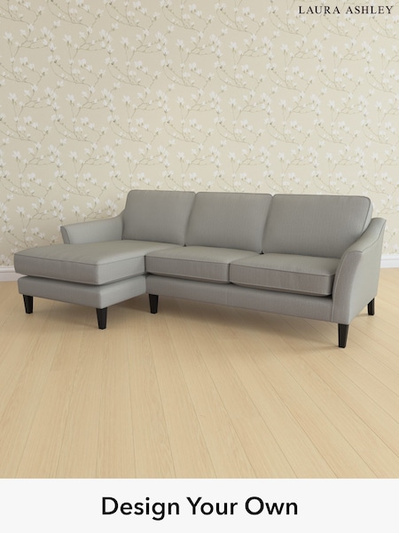 Edwin Herringbone/Pale Steel Grey Marford By Laura Ashley (W71413) | £2,050