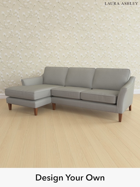 Edwin Herringbone/Pale Steel Grey Marford By Laura Ashley (W71413) | £2,050