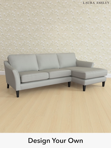 Edwin Herringbone/Pale Steel Grey Marford By Laura Ashley (W71413) | £2,050