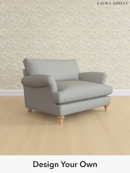 Edwin Herringbone/Pale Steel Grey Westley By Laura Ashley (W71415) | £1,000