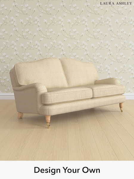 Birchgrove Check/Oatmeal Natural Lynden By Laura Ashley (W71421) | £1,425
