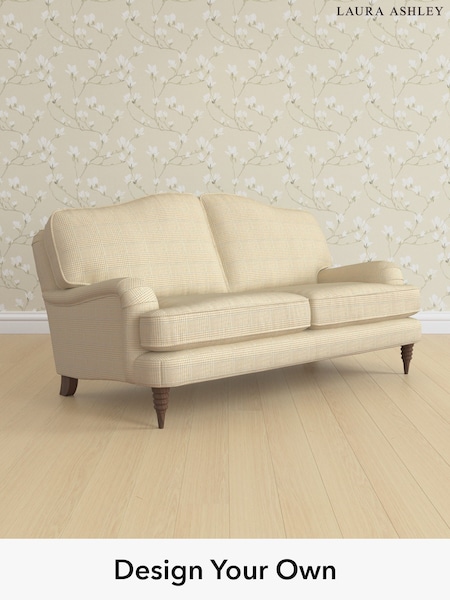 Birchgrove Check/Oatmeal Natural Lynden By Laura Ashley (W71421) | £1,425