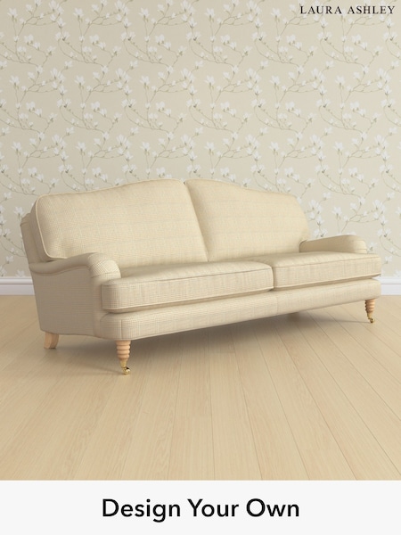 Birchgrove Check/Oatmeal Natural Lynden By Laura Ashley (W71421) | £1,700