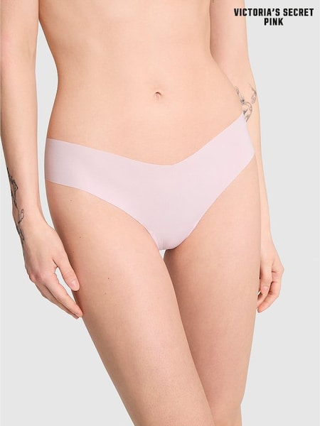 Victoria's Secret PINK Pink Tulip Thong No Show Rib Knickers (W71457) | £10