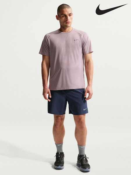 Nike Midnight Navy 7 Inch Challenger Dri-FIT Brief Lined Running Shorts (W71482) | £35