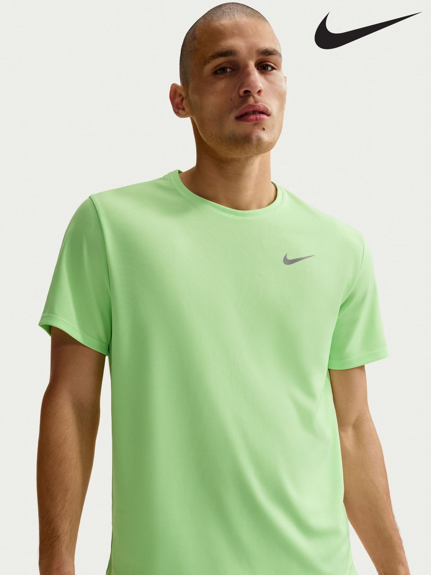electric green nike t shirt