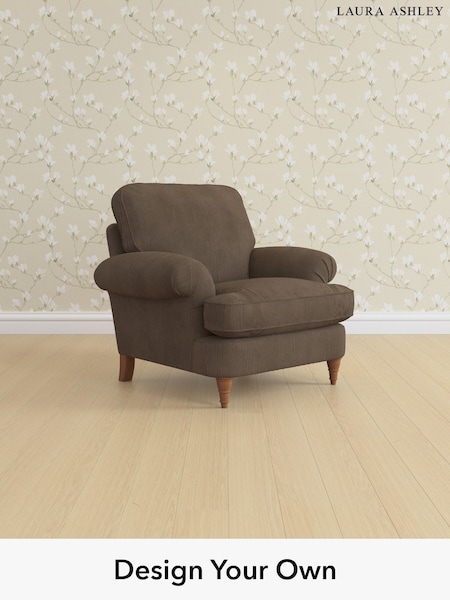 Sinclair Cord/Chocolate Brown Beaumaris By Laura Ashley (W71588) | £950