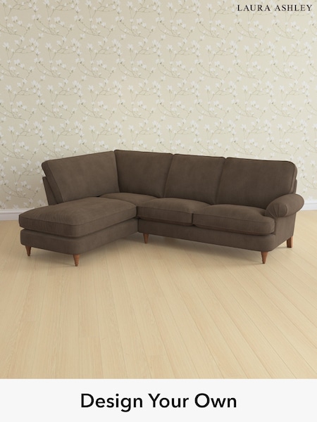Sinclair Cord/Chocolate Brown Beaumaris By Laura Ashley (W71588) | £2,450