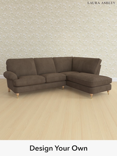 Sinclair Cord/Chocolate Brown Beaumaris By Laura Ashley (W71588) | £2,450