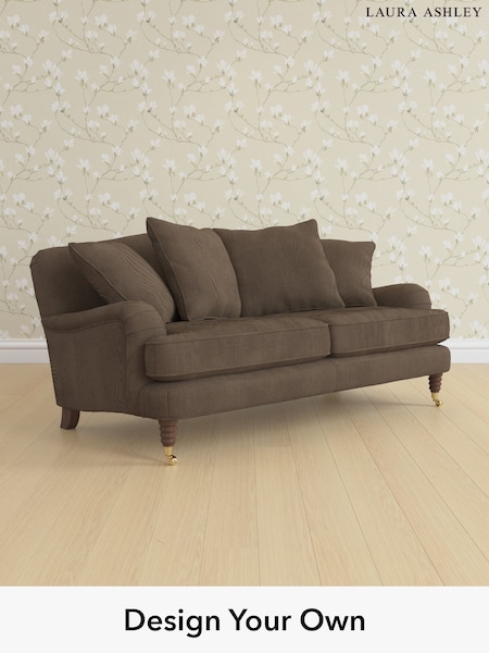 Sinclair Cord/Chocolate Brown Lynden Scatter Back By Laura Ashley (W71596) | £1,450