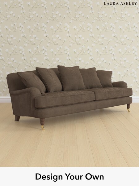 Sinclair Cord/Chocolate Brown Lynden Scatter Back By Laura Ashley (W71596) | £1,650