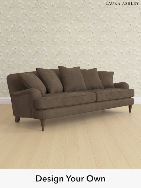 Sinclair Cord/Chocolate Brown Lynden Scatter Back By Laura Ashley (W71596) | £1,650