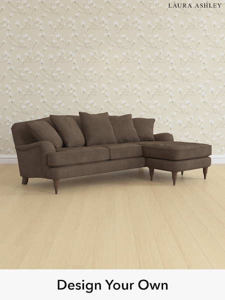 Sinclair Cord/Chocolate Brown Lynden Scatter Back By Laura Ashley (W71596) | £2,525