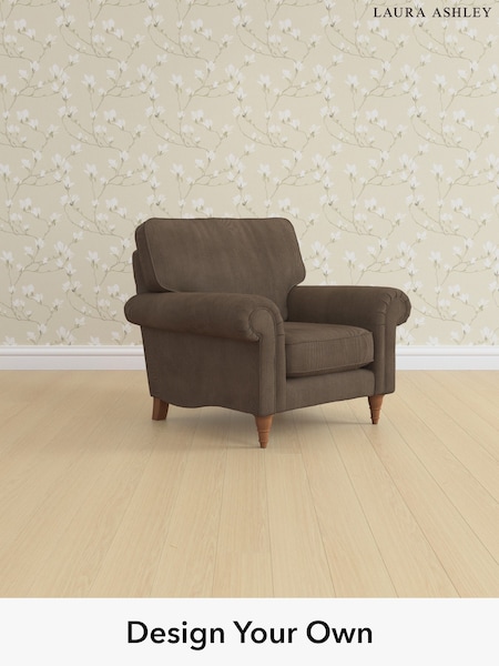 Sinclair Cord/Chocolate Brown Kingston By Laura Ashley (W71597) | £925