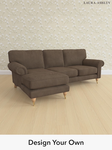 Sinclair Cord/Chocolate Brown Kingston By Laura Ashley (W71597) | £2,225