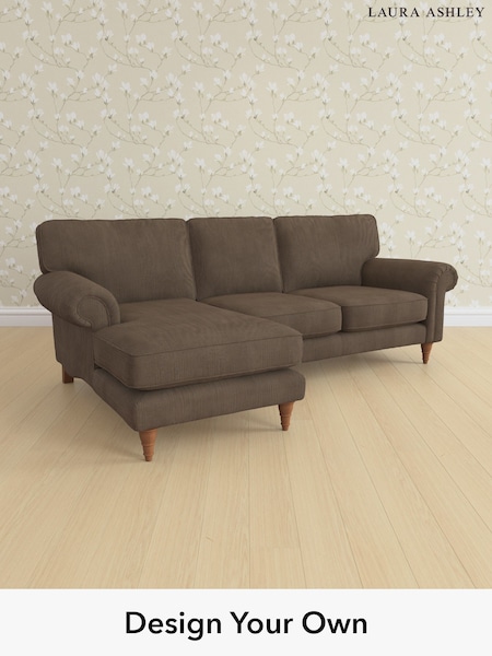 Sinclair Cord/Chocolate Brown Kingston By Laura Ashley (W71597) | £2,225