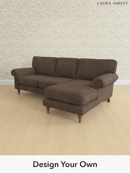 Sinclair Cord/Chocolate Brown Kingston By Laura Ashley (W71597) | £2,225
