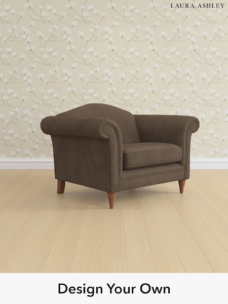 Sinclair Cord/Chocolate Brown Gloucester By Laura Ashley (W71598) | £1,000