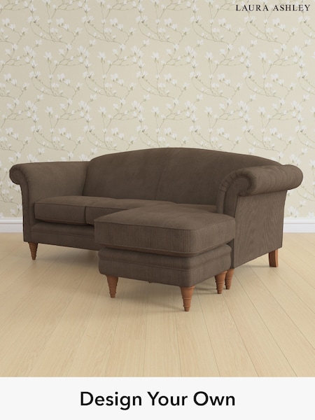 Sinclair Cord/Chocolate Brown Gloucester By Laura Ashley (W71598) | £1,900