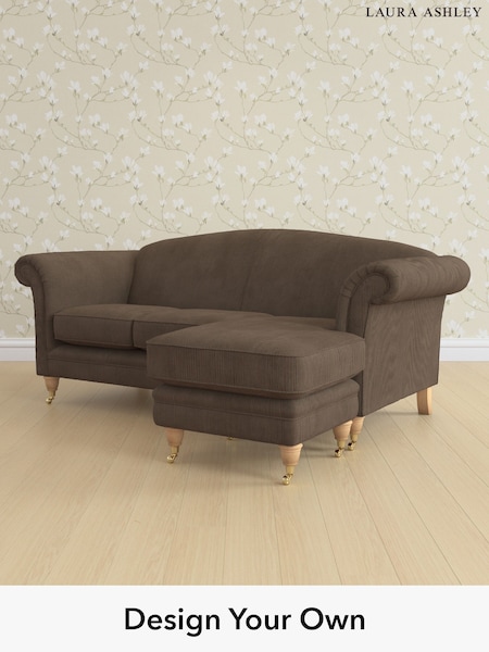 Sinclair Cord/Chocolate Brown Gloucester By Laura Ashley (W71598) | £1,900