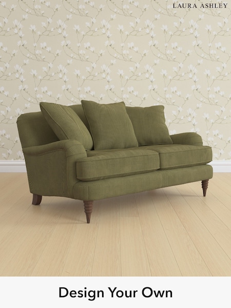 Sinclair Cord/Ivy Green Lynden Scatter Back By Laura Ashley (W71599) | £1,350