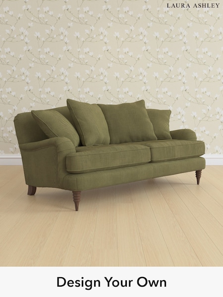 Sinclair Cord/Ivy Green Lynden Scatter Back By Laura Ashley (W71599) | £1,450