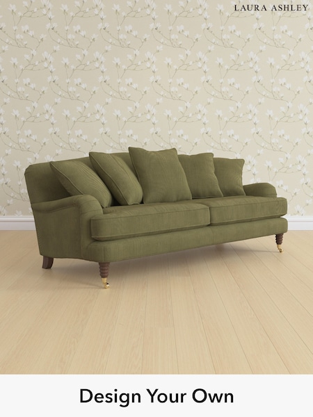 Sinclair Cord/Ivy Green Lynden Scatter Back By Laura Ashley (W71599) | £1,550
