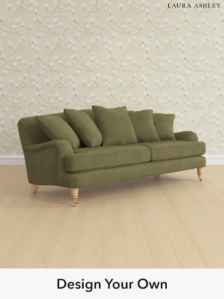 Sinclair Cord/Ivy Green Lynden Scatter Back By Laura Ashley (W71599) | £1,475