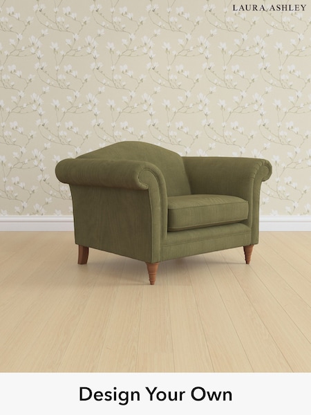 Sinclair Cord/Ivy Green Gloucester By Laura Ashley (W71602) | £1,000