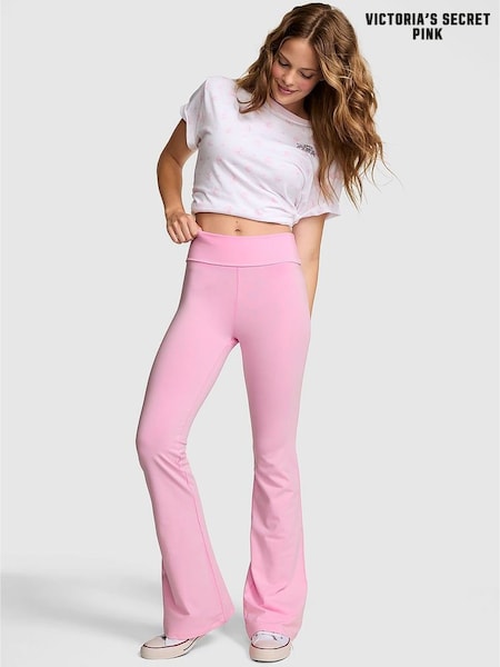 Victoria's Secret Pink Pink Lollipop Cotton Foldover Leggings (W71673) | £60
