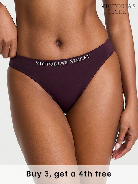 Victoria's Secret Winter Wine Red Bikini Knickers (W72078) | £9