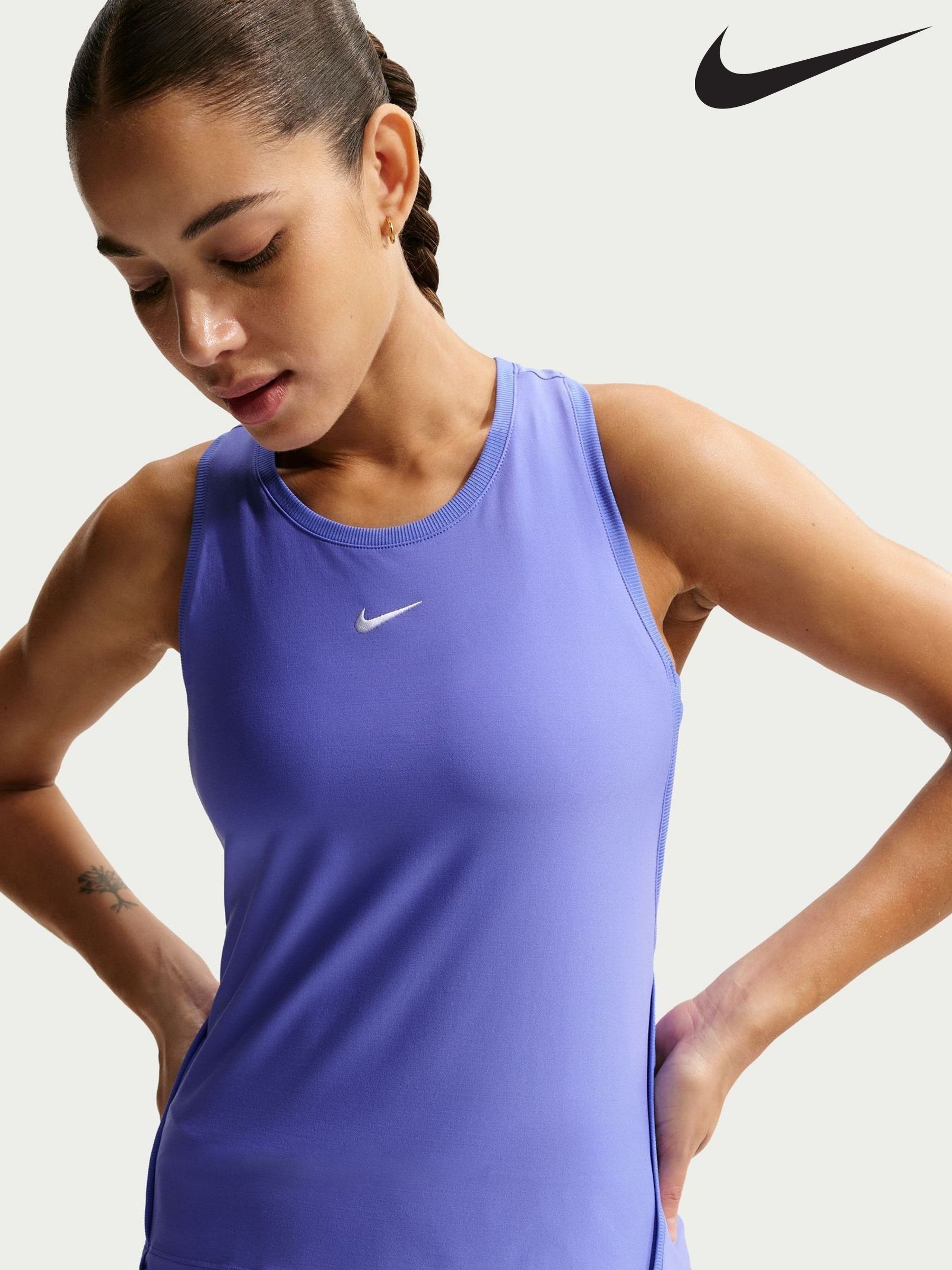 blue nike tank top womens