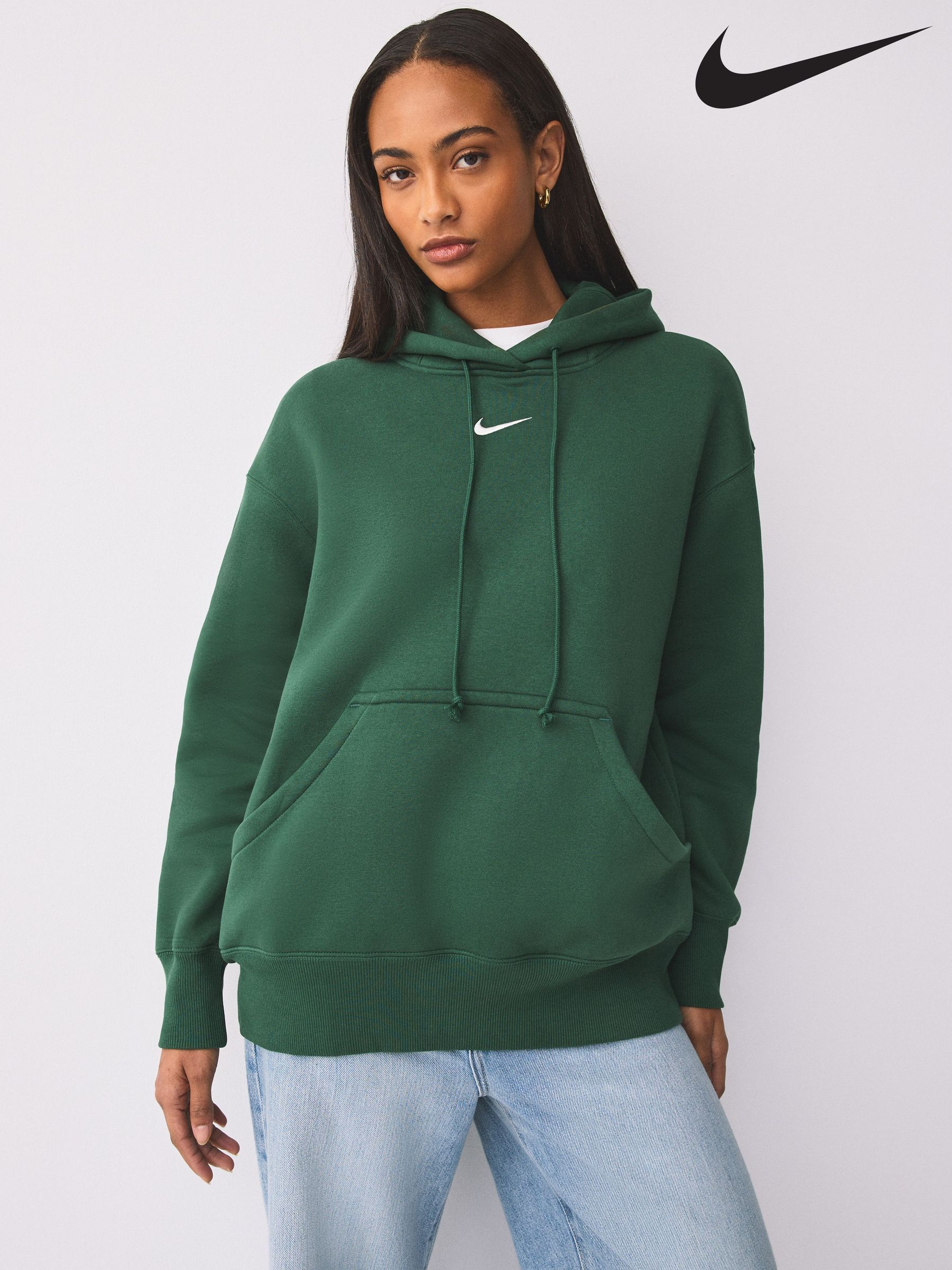 women's olive nike hoodie