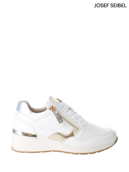Josef Seibel Cream Ella 01 Trainers (W72721) | £70