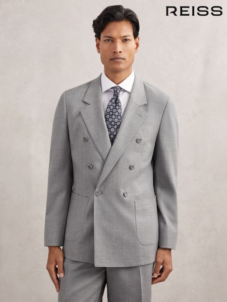 Reiss Soft Grey Archie Suit Jacket (W72748) | £328