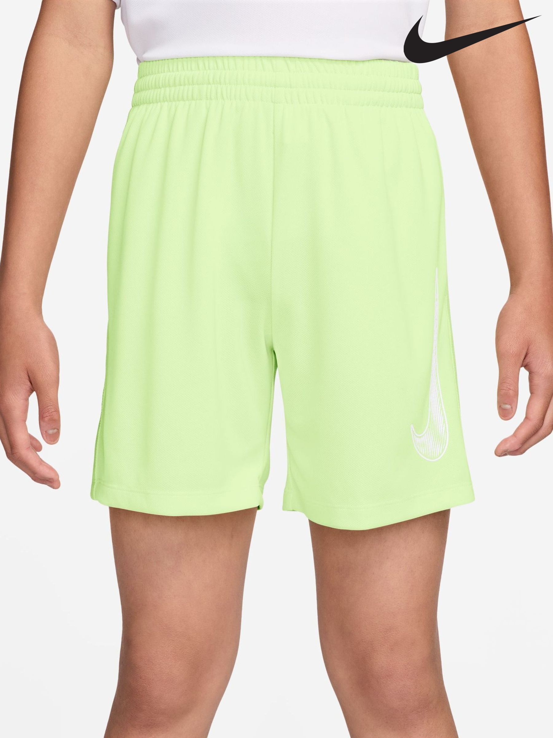 nike pro shorts lime green