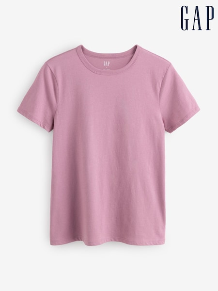 Gap Dusty Pink Crew Neck Favourite Cotton Short Sleeve T-Shirt (W73248) | £12