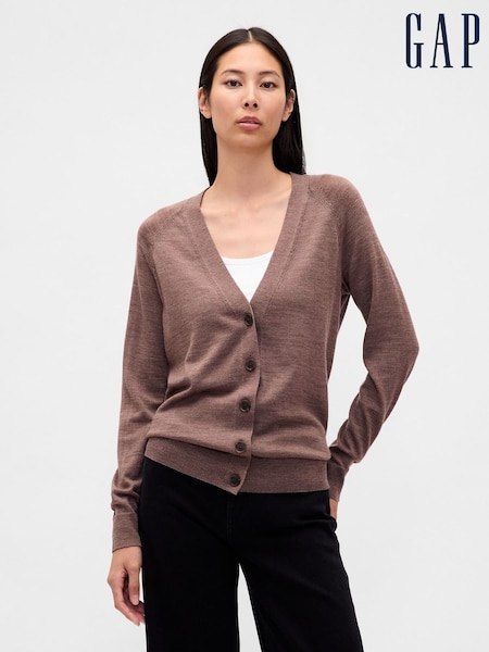 Gap Pink Boyfriend Merino Cardigan (W73280) | £50