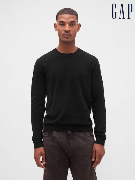 Gap Black CashSoft Crew Neck Jumper (W73294) | £40
