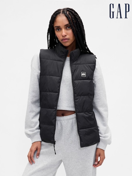 Gap Black Cold Control Puffer Vest (W73331) | £35