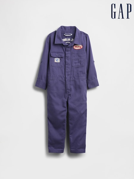 Gap Blue Disney Mickey Mouse Jumpsuit (6mths-5yrs) (6mths-5yrs) (W73353) | £55