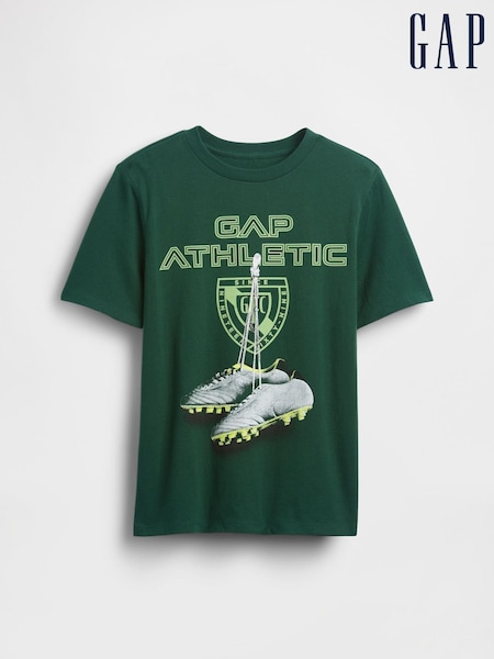 Gap Green Graphic T-Shirt (4-13yrs) (4-13yrs) (W73374) | £10