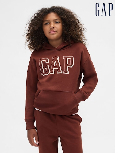 Gap Brown Relaxed Logo Hoodie (4-13yrs) (4-13yrs) (W73422) | £20