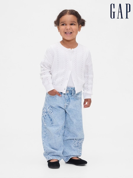 Gap Blue Bow Horseshoe Jeans (6mths-5yrs) (6mths-5yrs) (W73430) | £30